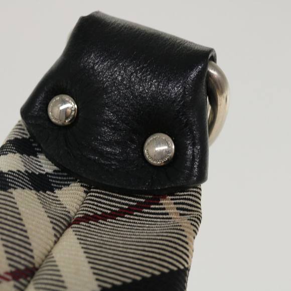 BURBERRY Nova Check Shoulder Bag Nylon Beige Auth 39630 - Picture 8 of 16